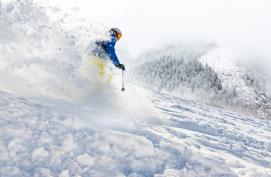 dasMAX, Skifahrer auf Piste