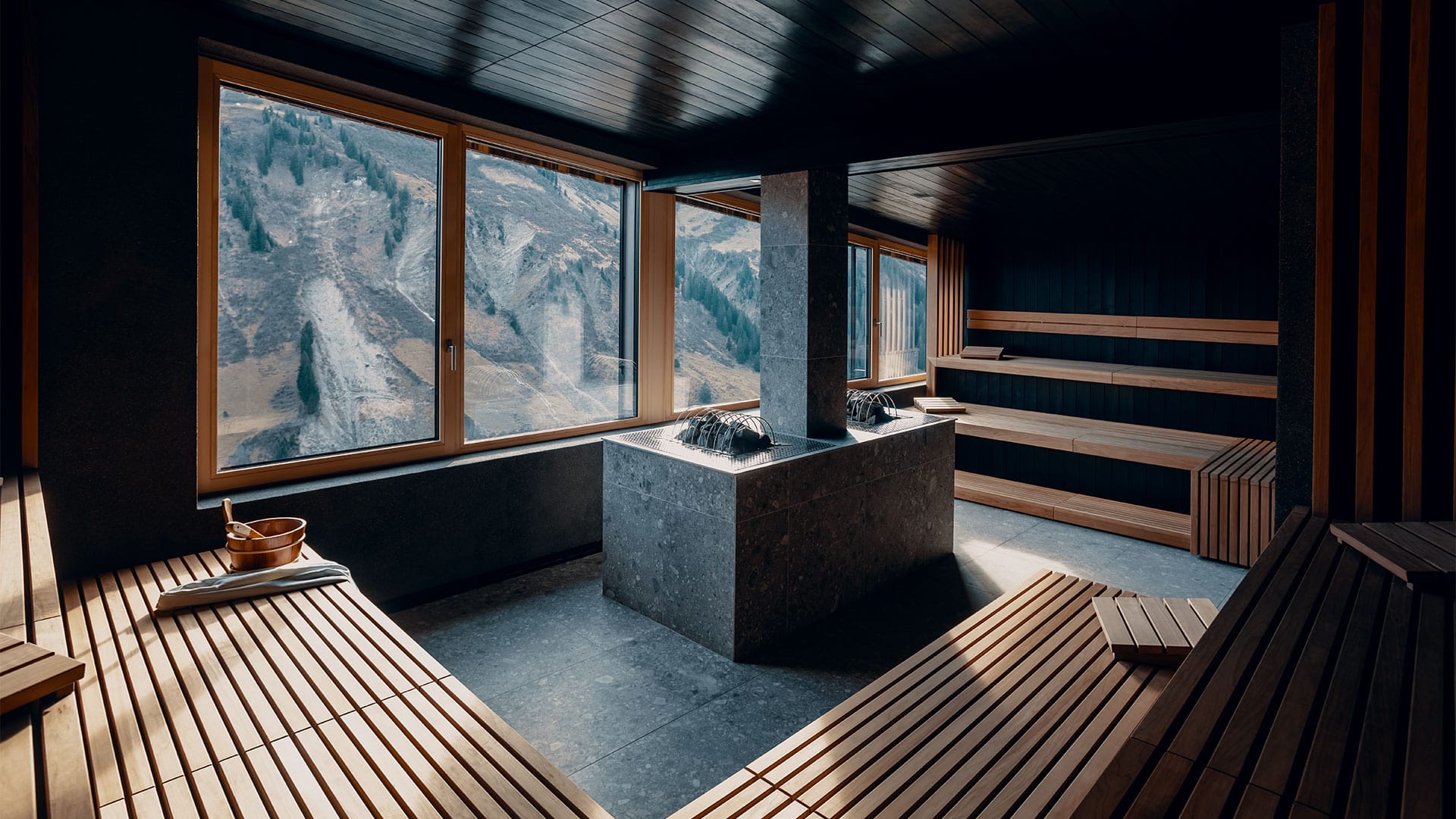 Alpenstern, sauna