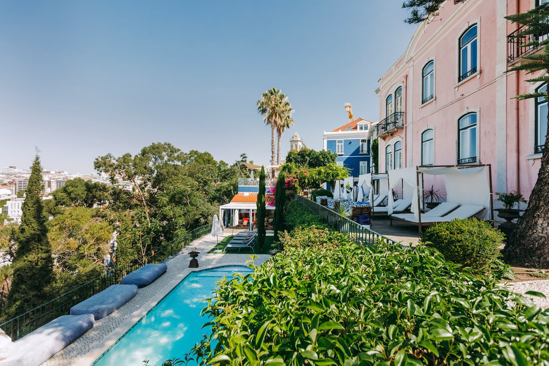 Torel Palace Lisbon - exterior, pool
